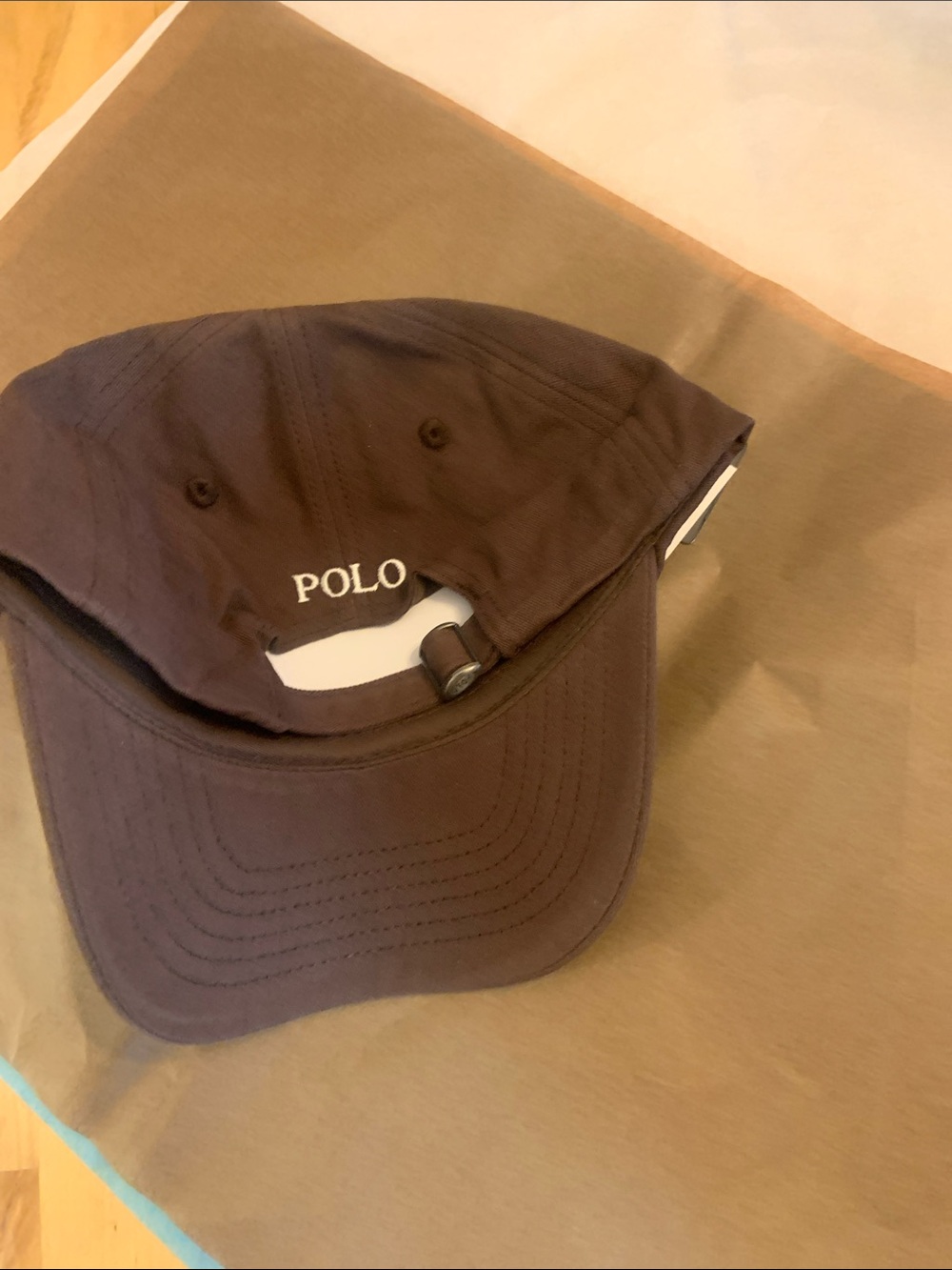 Ralph Lauren Chocolate Brown Polo Player Embroidered Cap - Picture 3 of 9